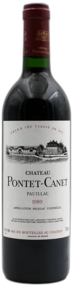 photo du vin Pontet Canet 1989