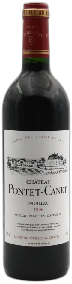 image du vin Pontet Canet 1996