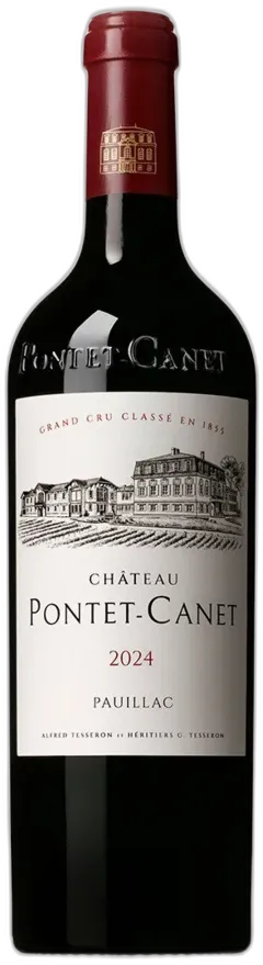 photos du vin Pontet Canet 2024 la