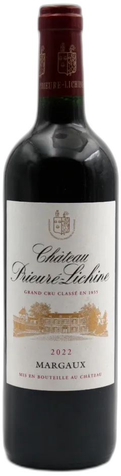 aperçu du vin Prieure Lichine 2022