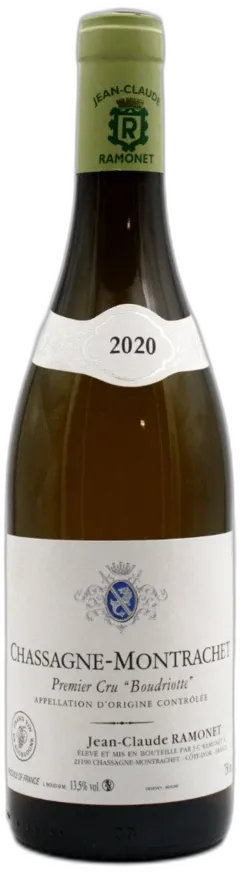 photo du vin Ramonet Chassagne Montrachet 1er Cru Boudriotte 2020