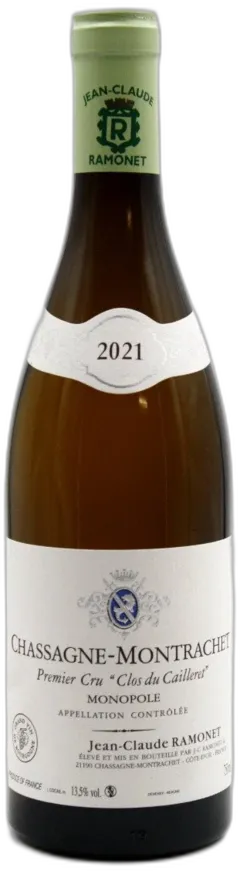 photos du vin Ramonet Chassagne Montrachet 1er Cru Clos du Cailleret 2021