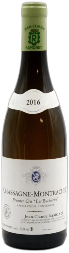 illustration du vin Ramonet Chassagne Montrachet 1er Cru les Ruchottes 2016
