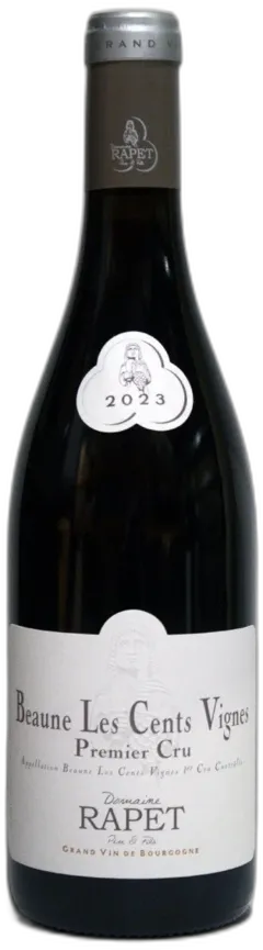 vue du vin Rapet Beaune 1er Cru les Cents Vignes 2023