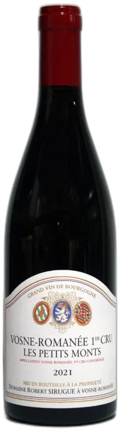 vue du vin Robert Sirugue Vosne Romanee 1er Cru les Petits Monts 2021