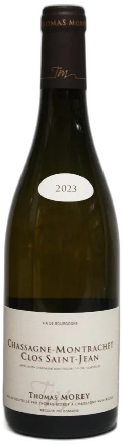 photo du vin Thomas Morey Chassagne Montrachet 1er Cru Clos Saint Jean