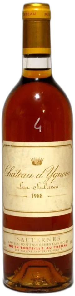 photo du vin Yquem 1988