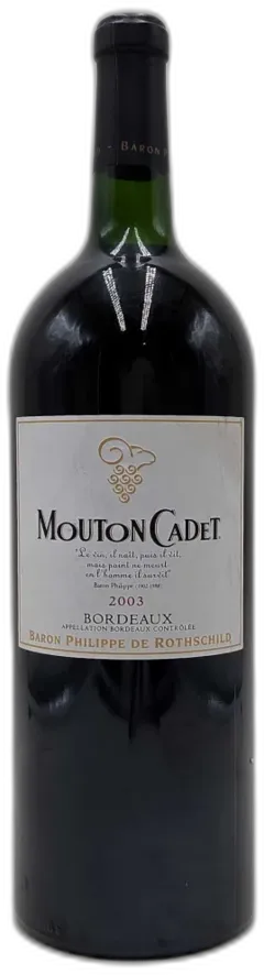 photo du vin Mouton Cadet 2003