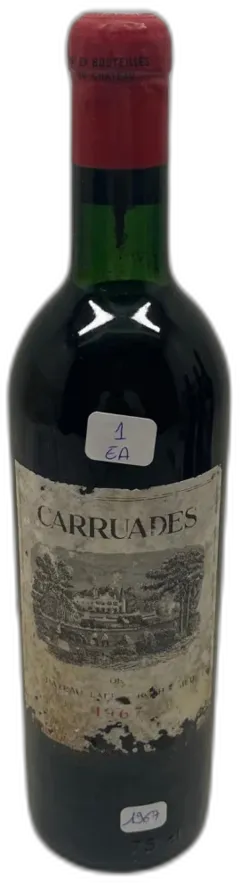 photos du vin Carruades de Lafite ea 1967