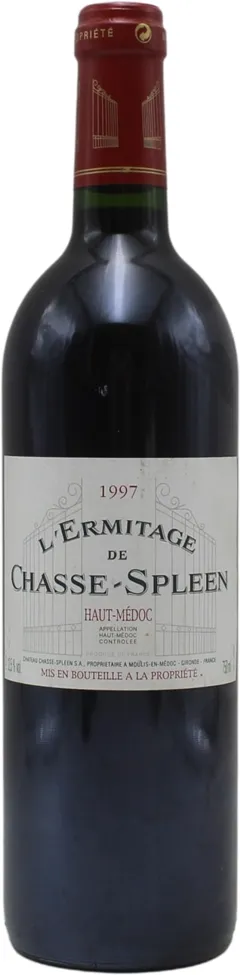 photo du vin l’Ermitage de Chasse Spleen 1997