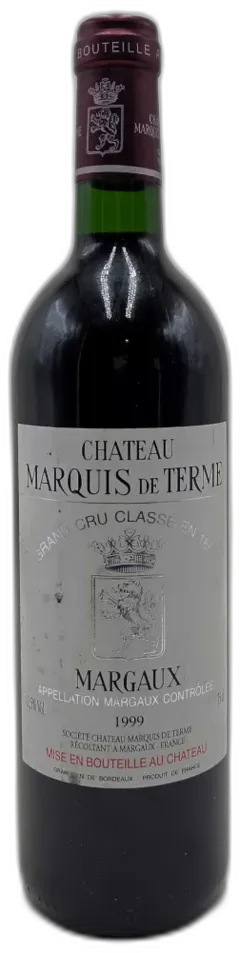 capture du vin Château Marquis de Terme 1999