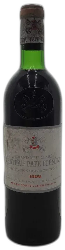 photos du vin Château Pape Clément 1968