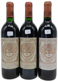 photo du vin Château Pichon Longueville Baron 1989