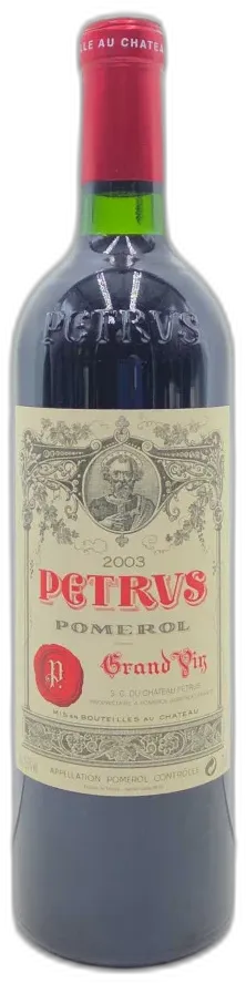 photos du vin Pétrus 2003