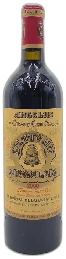 vue du vin Château Angélus 2000