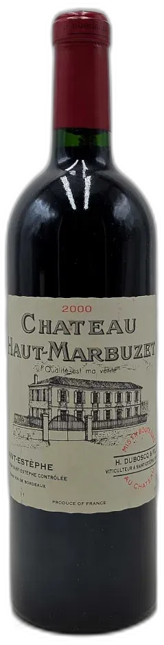photo du vin Château Haut Marbuzet 2000