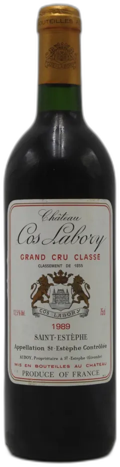 aperçu du vin Château Cos Labory 1989