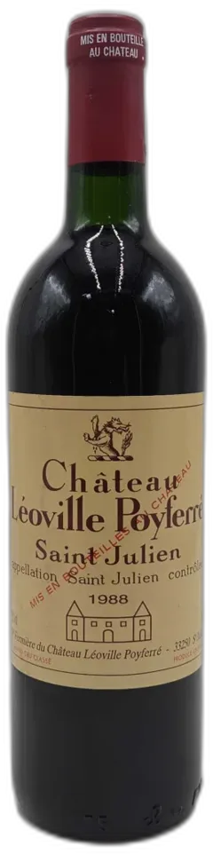 photo du vin Château Léoville Poyferré Tlb 1988