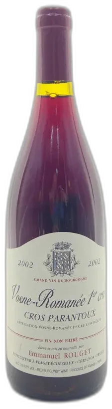 illustration du vin Cros Parantoux Domaine Emmanuel Rouget 2002
