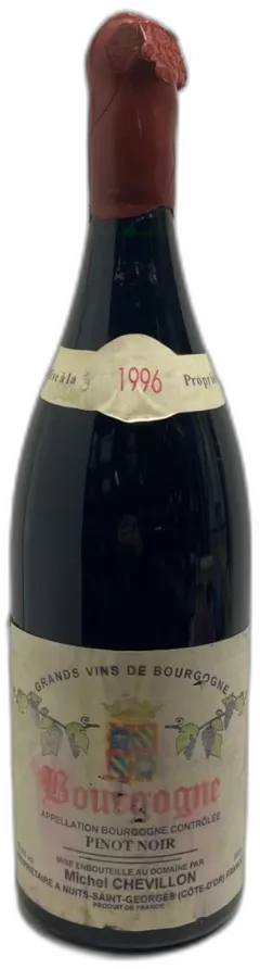 photo du vin Pinot Noir Michel Chevillon 1996