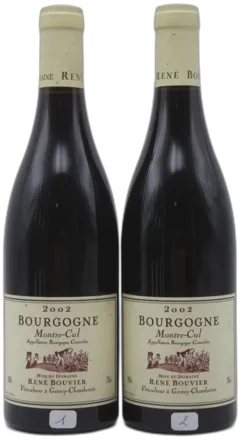 image du vin Bourgogne Montre-Cul René Bouvier 2002