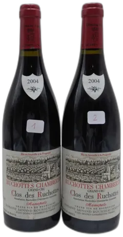 photos du vin Clos des Ruchottes-Chambertin Domaine Armand Rousseau 2004