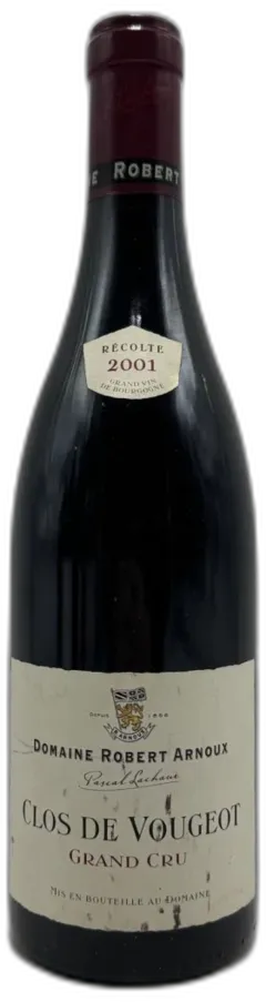 photo du vin Domaine Arnoux Clos de Vougeot Grand Cru 2001