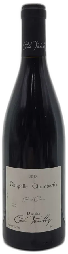 photo du vin Chapelle Chambertin Domaine Cécile Tremblay 2018
