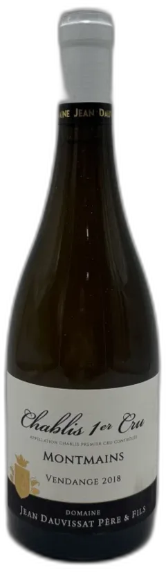 image du vin Domaine Jean Dauvissat Pere & Fils Montmains 2018