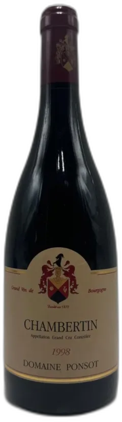 image du vin Domaine Ponsot Chambertin Grand Cru 1998