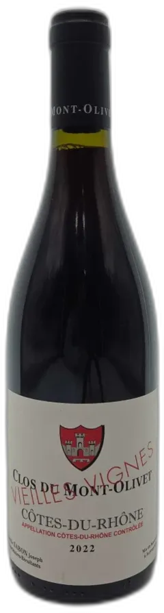photo du vin Côte-du-Rhône Rouge Vieilles Vignes Clos du Mont-Olivet 2022