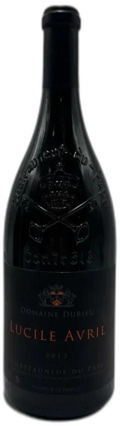 photo du vin Domaine Durieu Chateauneuf-du-Pape Cuvee Reserve Lucile Avril 2013
