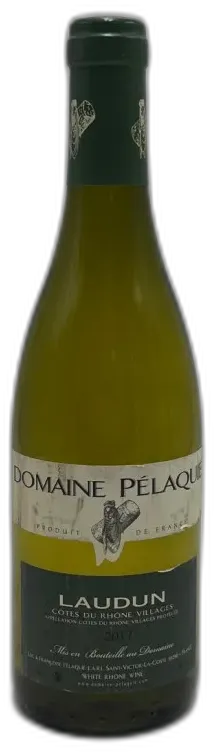 photo du vin Domaine Pelaquie Cotes du Rhone Villages Laudun Blanc 2017