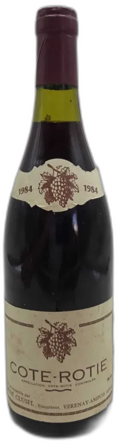 image du vin Côte Rotie Clusel René 1984