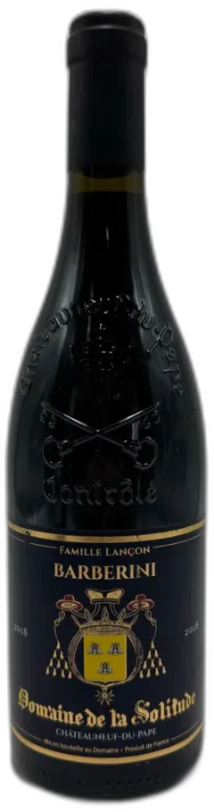 photo du vin Domaine de la Solitude Chateauneuf-du-Pape Cuvee Barberini 2018