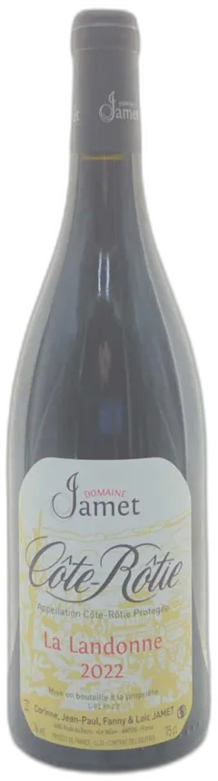 capture du vin Domaine Jamet Cote Rotie la Landonne 2022