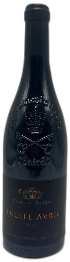 photo du vin Domaine Durieu Chateauneuf-du-Pape Cuvee Reserve Lucile Avril 2012