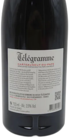 photos du vin Télégramme Domaine du Vieux Télégraphe 2021