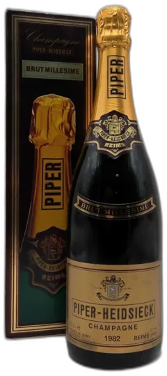 capture du vin Brut Millésimé Piper-Heidsieck 1982