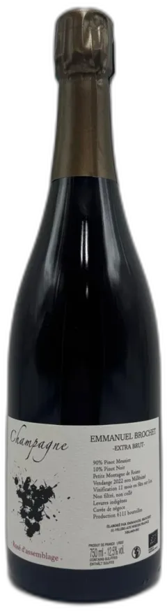 illustration du vin Emmanuel Brochet Rose d’Assemblage Extra Brut dg