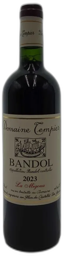 illustration du vin Lulu & Lucien Domaine Tempier 2023