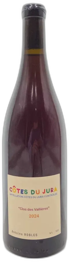 vue du vin "Clos des Vallières" Trousseau Domaine Antoine Robles 2024