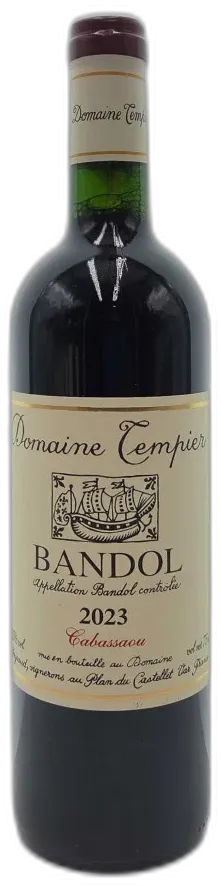 vue du vin Domaine Tempier Lulu & Lucien 2023
