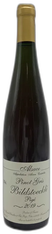 photo du vin Pinot Gris Bildstoecklé Pigé Gérard Schueller 2019