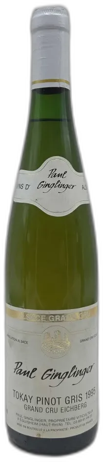 image du vin Domaine Paul Ginglinger Tokay Pinot Gris Eichberg 1995