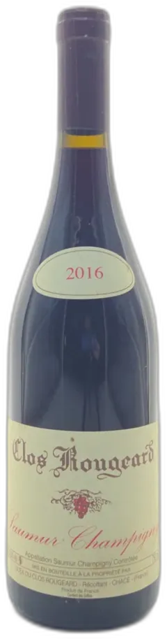 vue du vin le Clos Clos Rougeard 2016