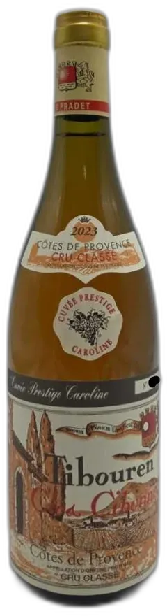 photo du vin Clos Cibonne Côtes de Provence Tibouren Cuvée Prestige Caroline Rose 2023