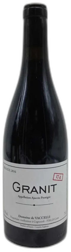 photo du vin Granit 174 Domaine Vaccelli 2016