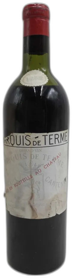 photo du vin Château Marquis de Terme 1952