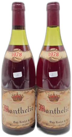 photo du vin Monthélie Guy Roulot & Fils 1978